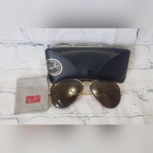 Ray-Ban polarized aviator sunglasses